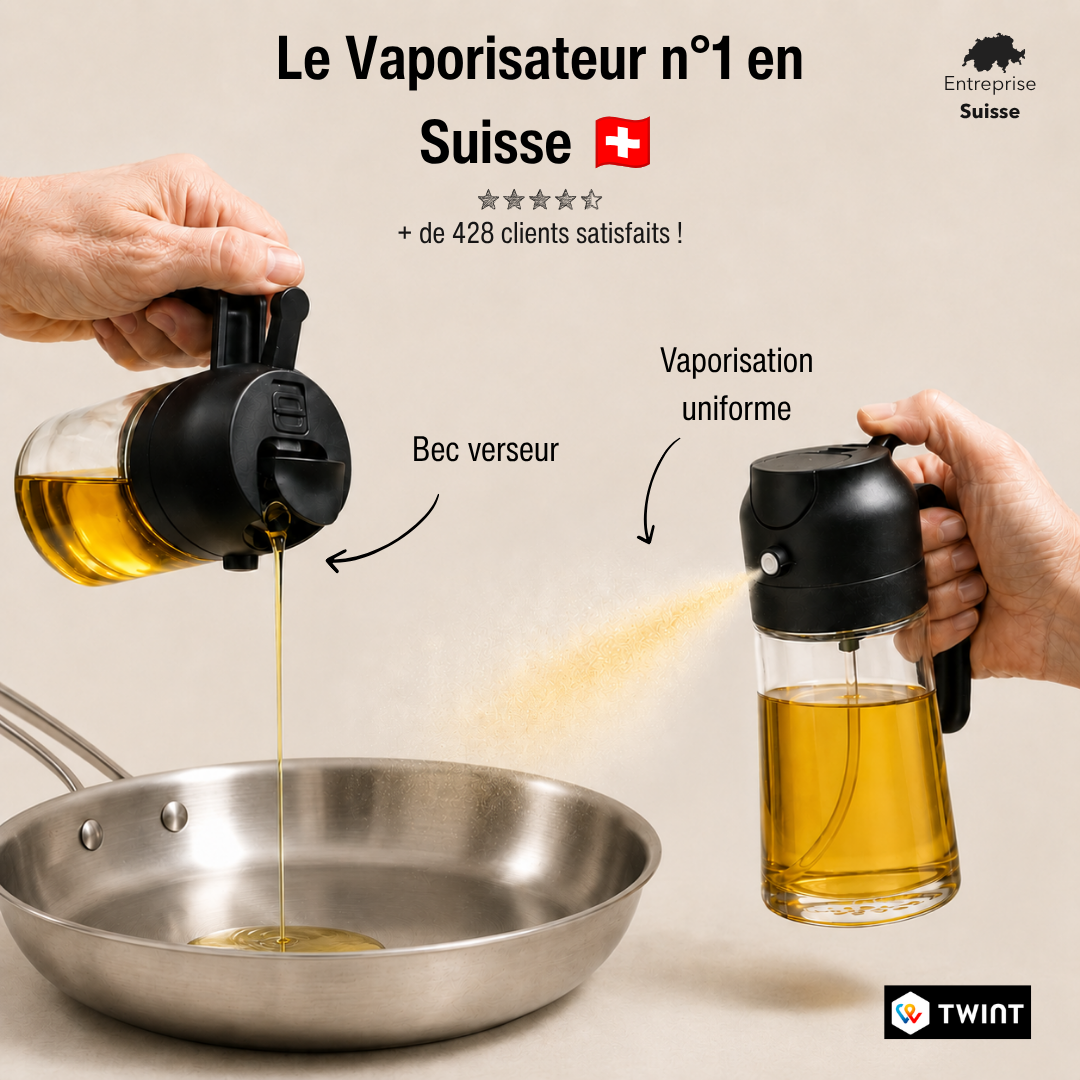 Vaporisateur d'huile en verre - anti UV