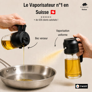 Vaporisateur d'huile en verre - anti UV